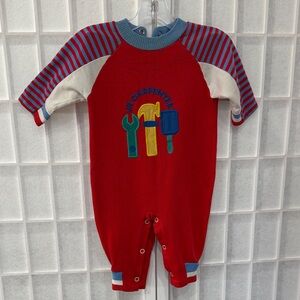 Baby Carpenter One Piece with Tool Design Size 9M